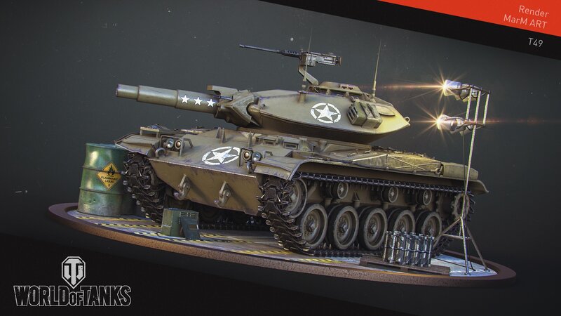 Military Tank Model — Green, Dramatic