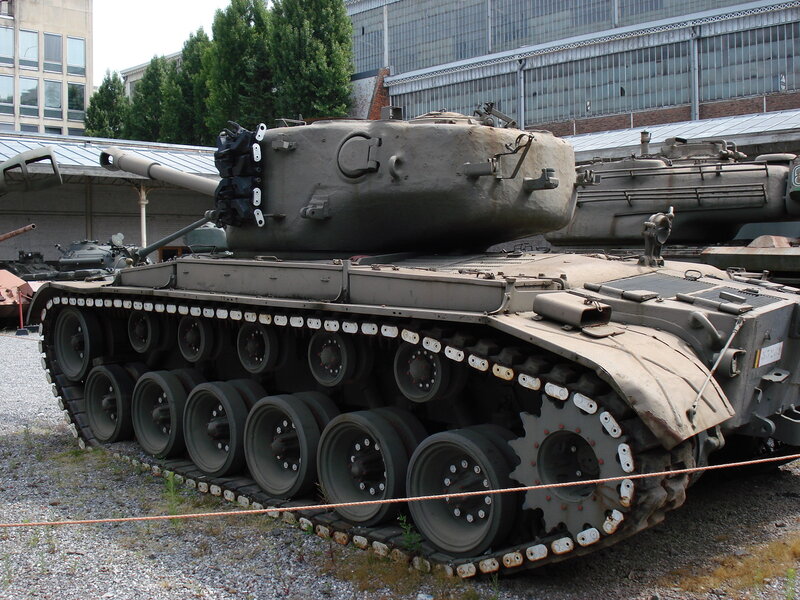 Military Tank on Display — Gray, Neutral