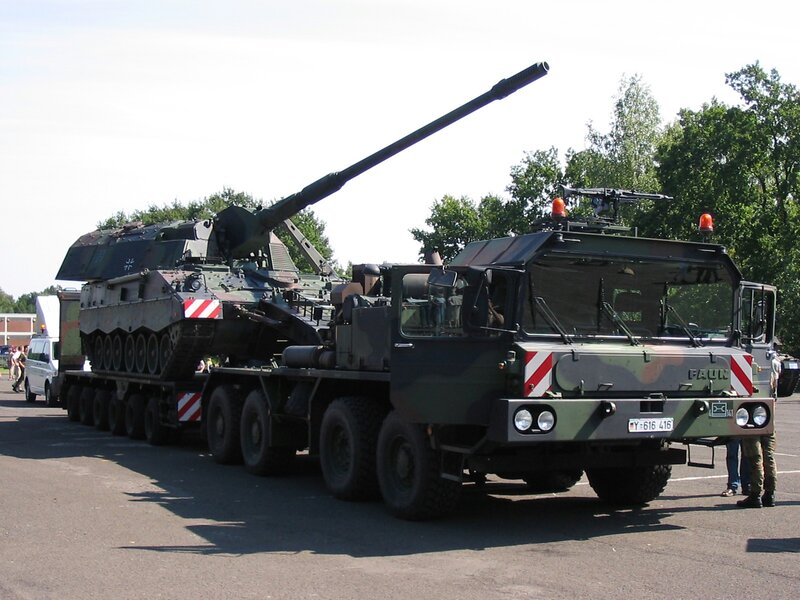 Military Tank on Transport