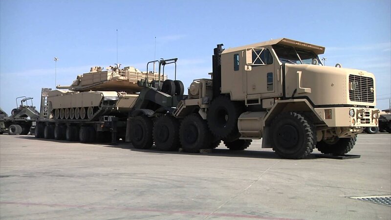 Military Tank Transport