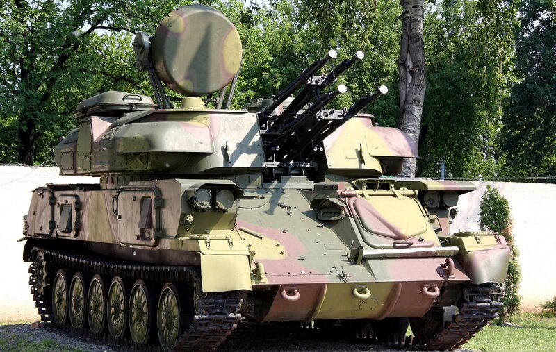 Military Tank Vehicle — Green