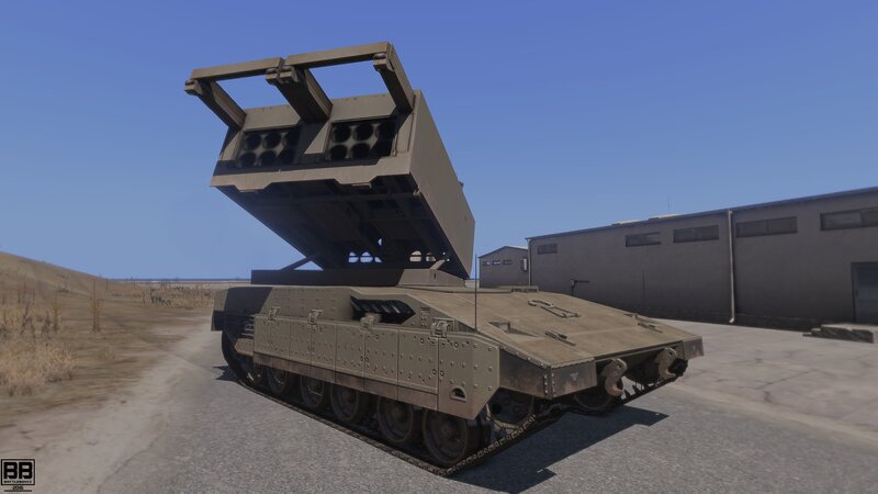 Military Tank with Launcher