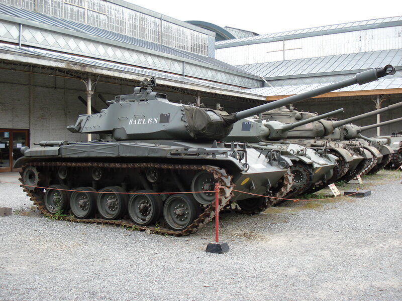 Military Tanks in Display