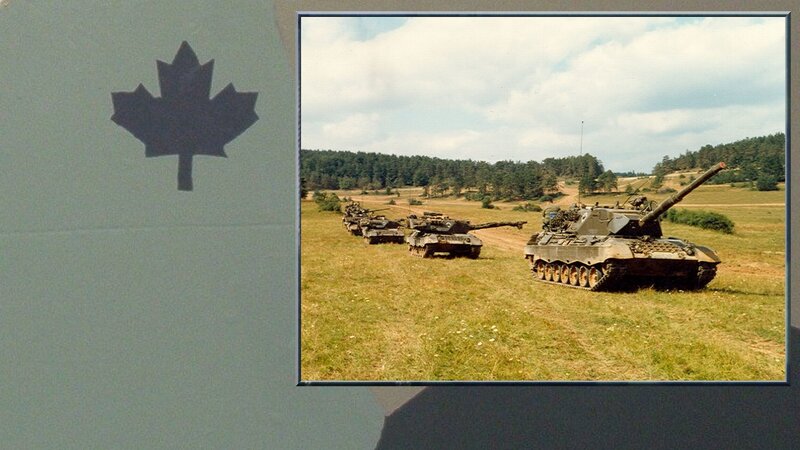 Military Tanks in Field — Green