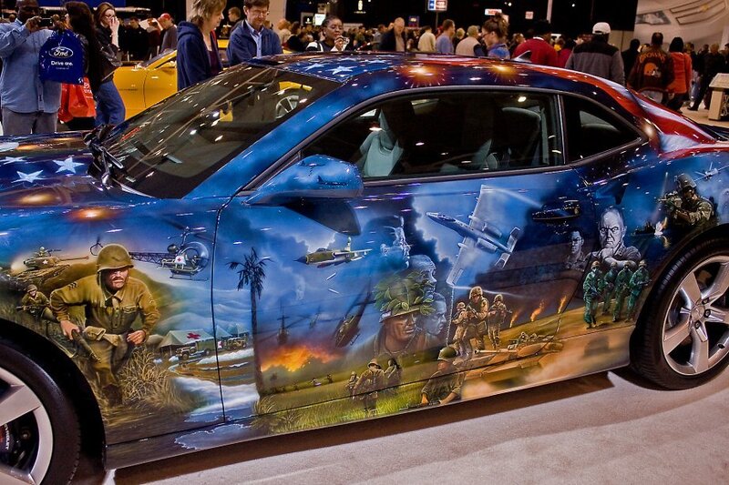 Military-themed Car
