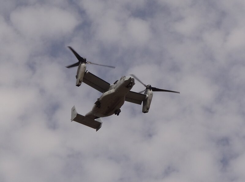 Military Tiltrotor Aircraft — Gray, Neutral, Photograph