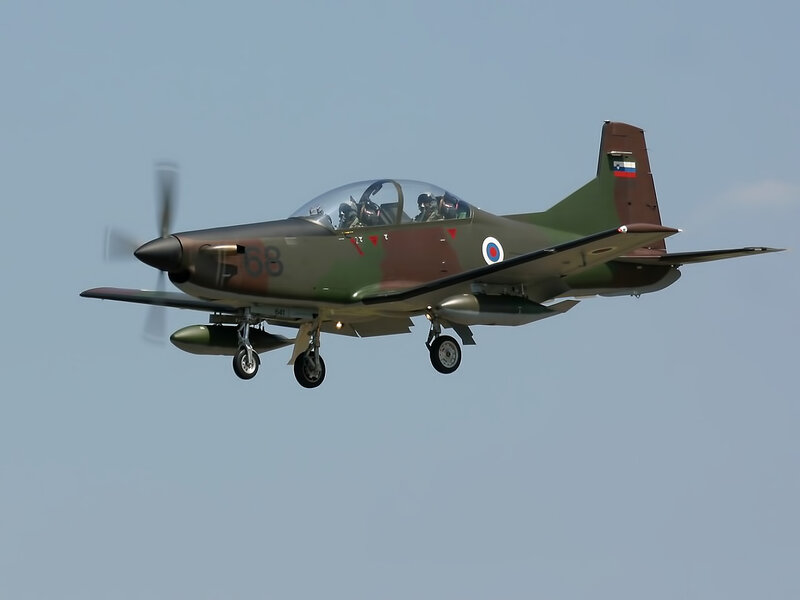 Military Training Aircraft — Green
