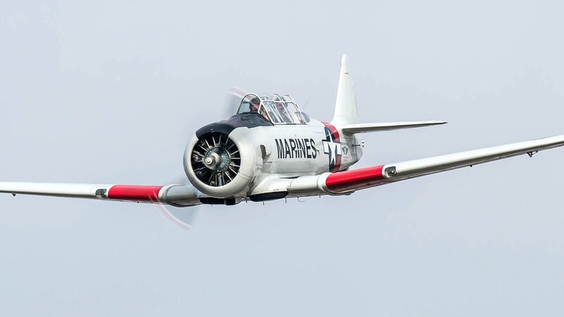Military Training Aircraft — White