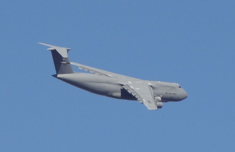 Military Transport Aircraft — Blue, Calm