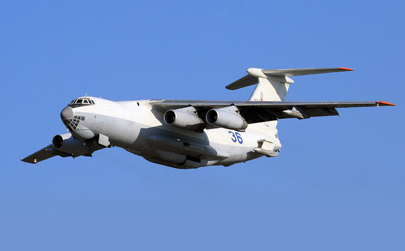 Military Transport Aircraft — Blue