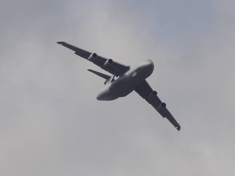 Military Transport Aircraft — Gray, Neutral