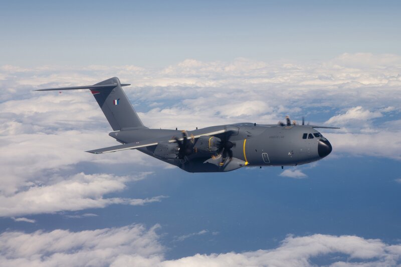 Military Transport Aircraft — Gray, Serene, Afternoon