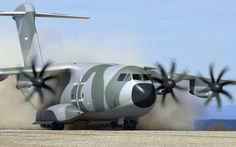 Military Transport Aircraft — Green, Dynamic