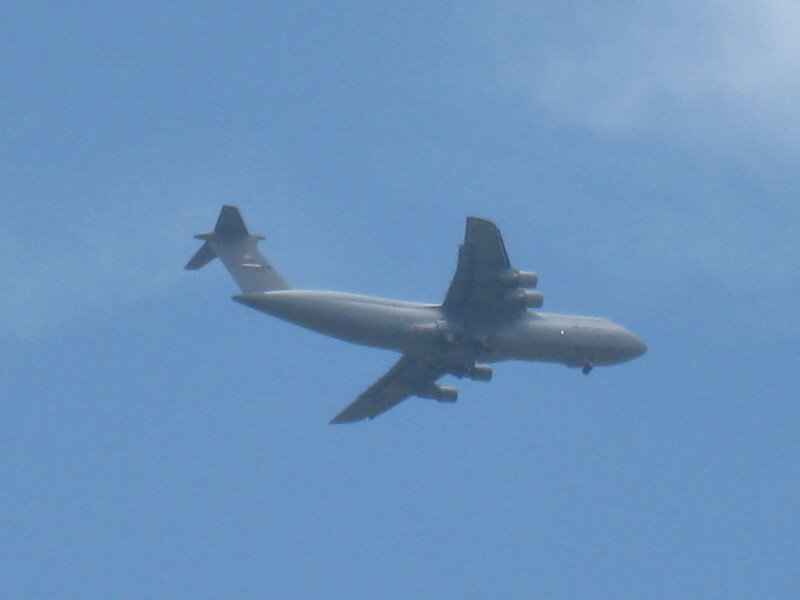 Military Transport Plane — Blue, Calm, Photograph, Aircraft
