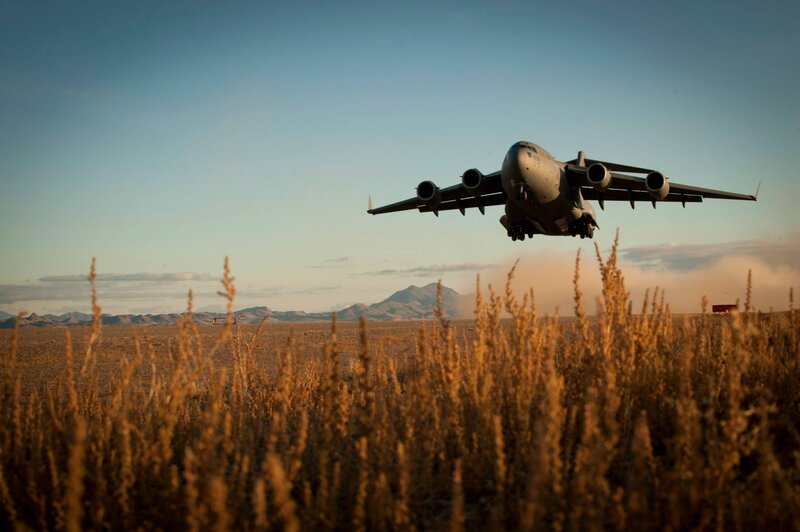 Military Transport Plane — Brown