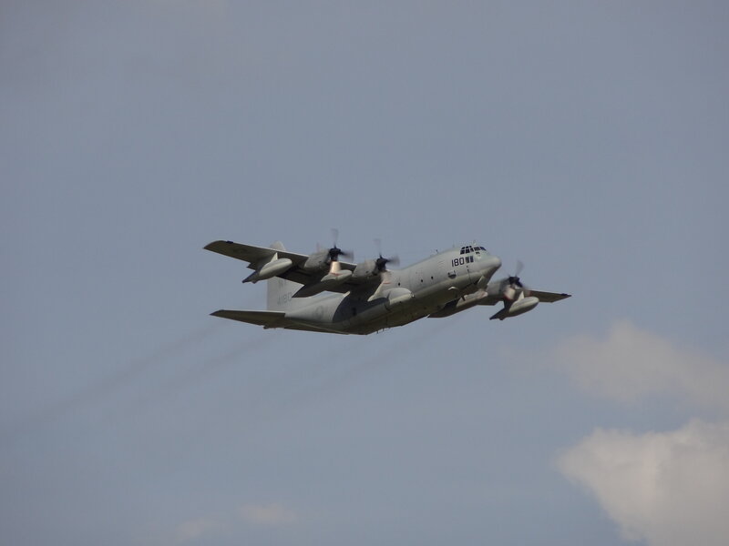 Military Transport Plane — Gray, Calm