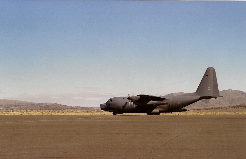 Military Transport Plane — Gray, Desolate