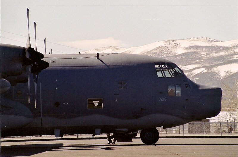 Military Transport Plane — Gray, Neutral, Winter
