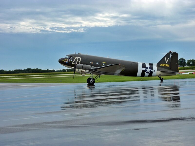 Military Transport Plane — Gray, Overcast