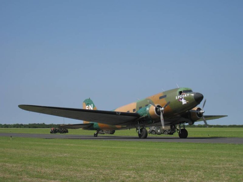 Military Transport Plane — Green, Calm, Afternoon, Photograph, Airplane, Runway, Grass