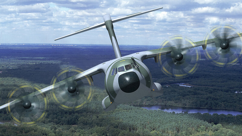 Military Transport Plane — Green, Dynamic, Afternoon