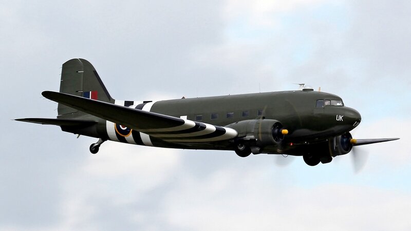 Military Transport Plane — Green, Neutral, Afternoon