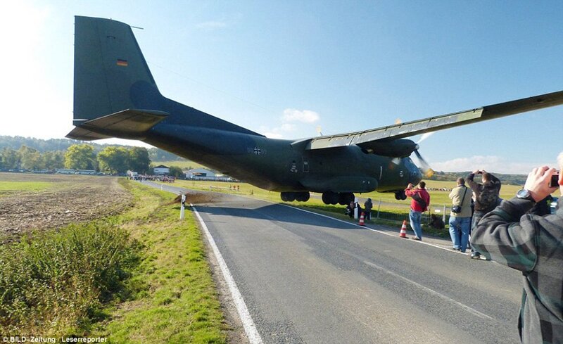 Military Transport Plane — Green, Outdoor