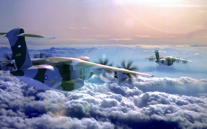 Military Transport Planes — Blue