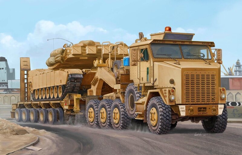 Military Transport Truck — Tan