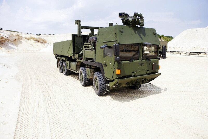 Military Truck in Sand