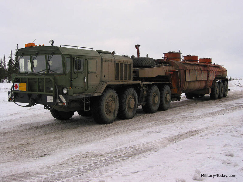 Military Truck in Snow — Green, Cold