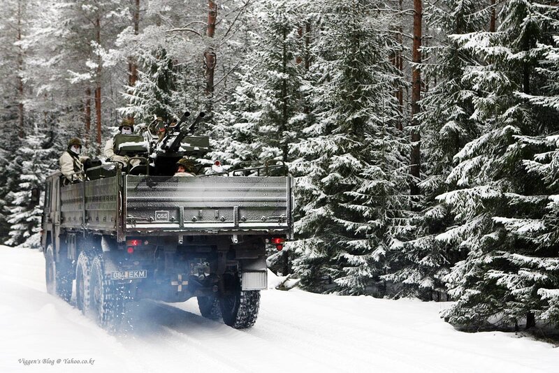 Military Truck in Snow — White, Cold