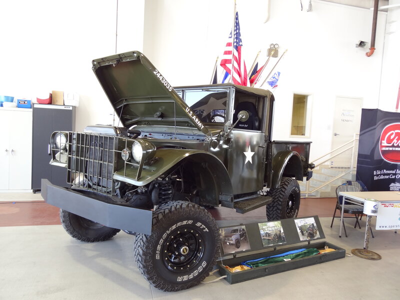 Military Truck on Display — Green