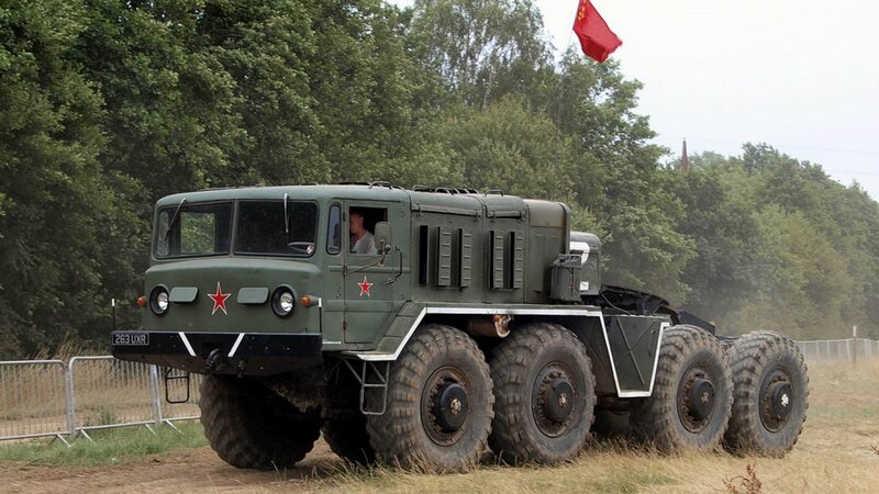 Military Truck on Field — Green