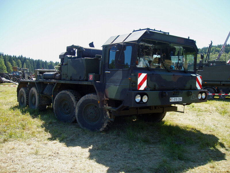 Military Truck on Grass