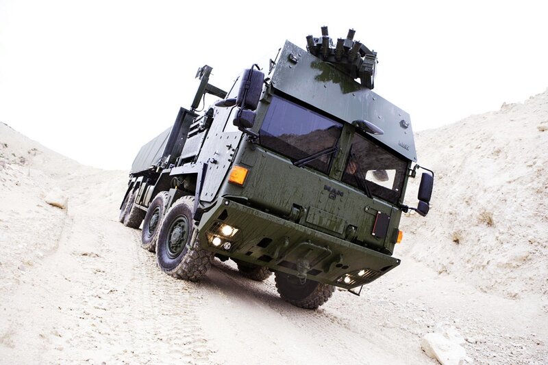 Military Truck on Sand