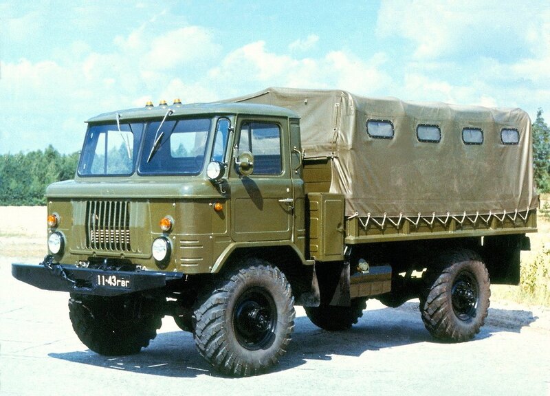 military truck with canvas cover
