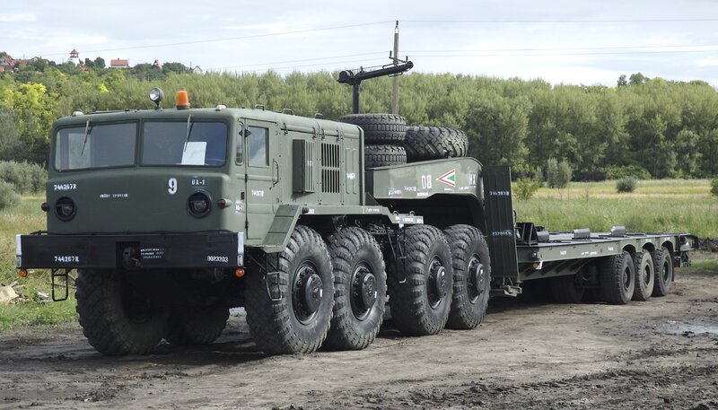 Military Truck with Trailer