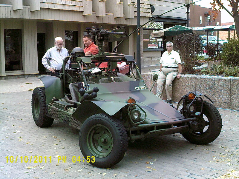 Military Vehicle with Men
