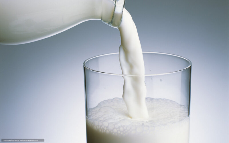 Milk Being Poured — White, Calm, Photograph