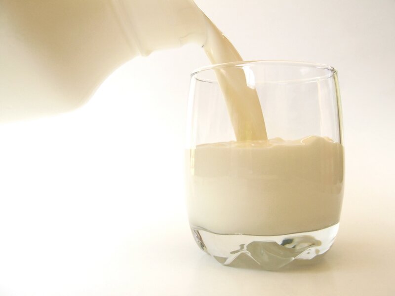 Milk Being Poured — White, Calm