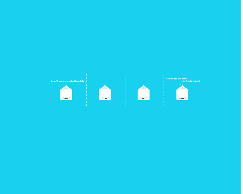 Milk carton characters