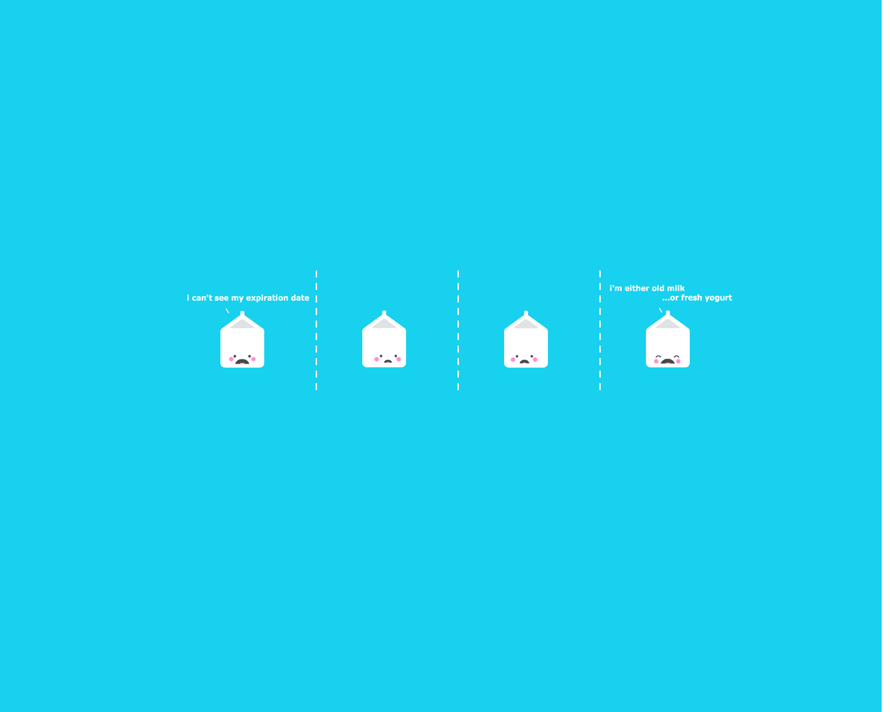 Milk carton characters