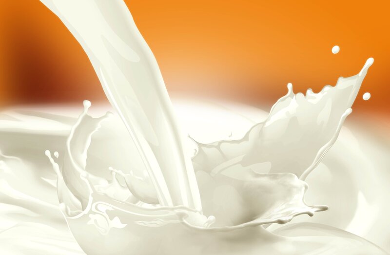 milk pouring splash