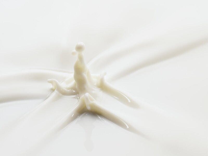 milk splash in motion