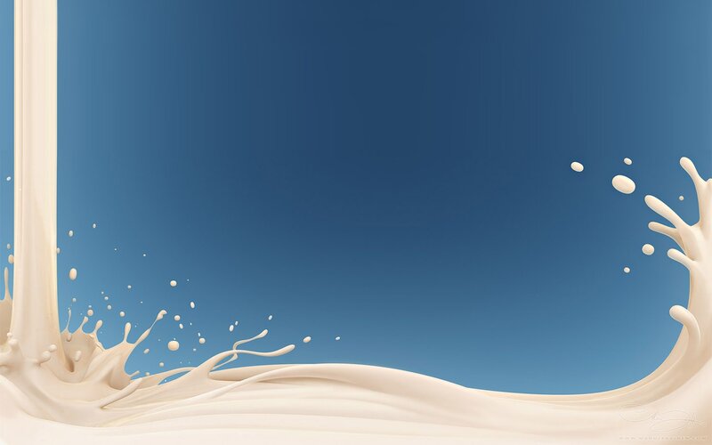 Milk Splashing — Blue