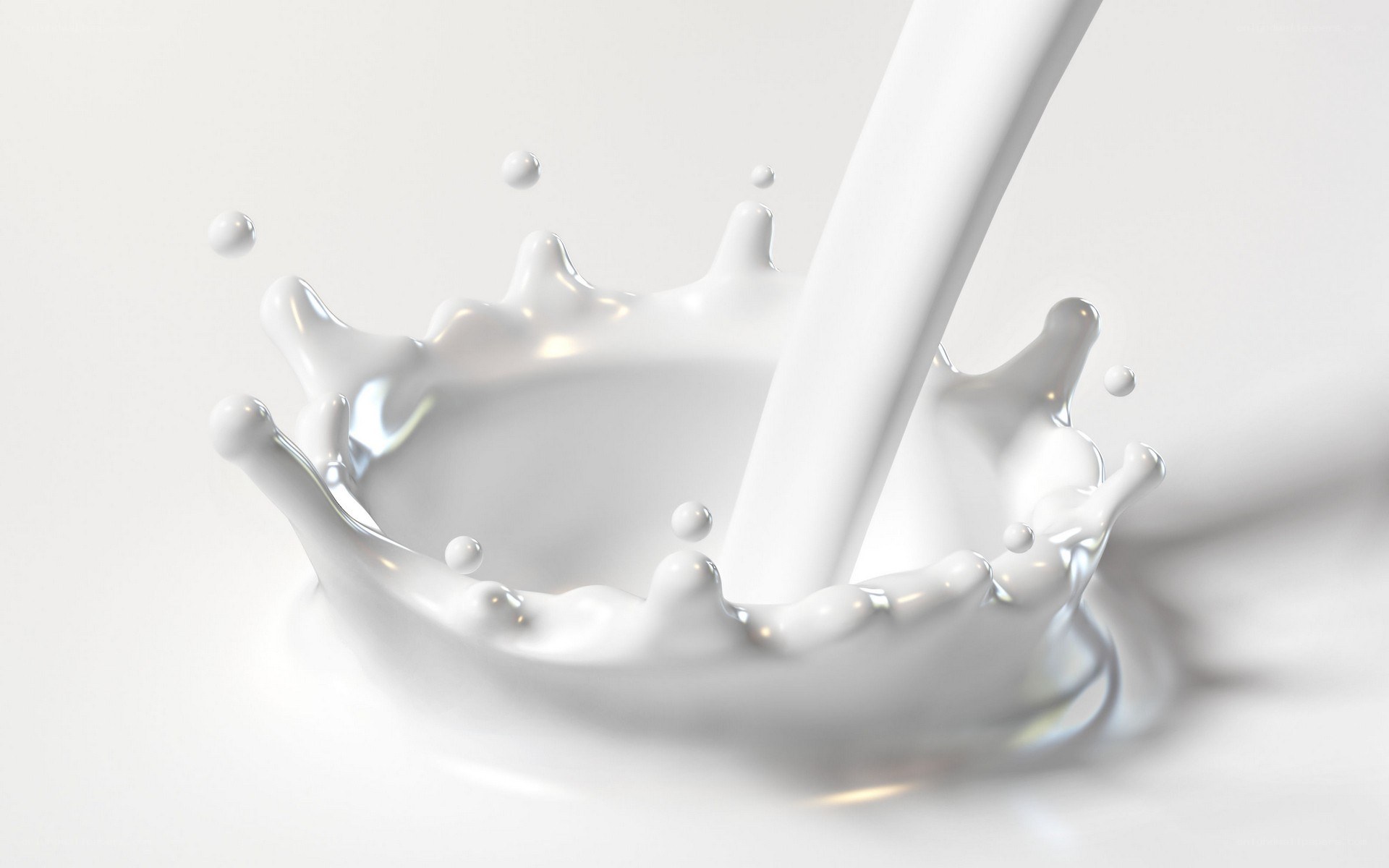 milk splashing in slow motion