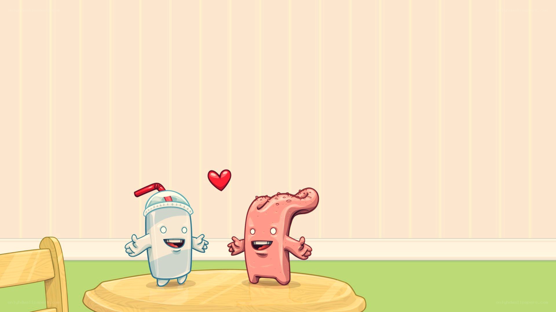 milkshake and intestine friends