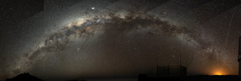 Milky Way Galaxy Arch — Black