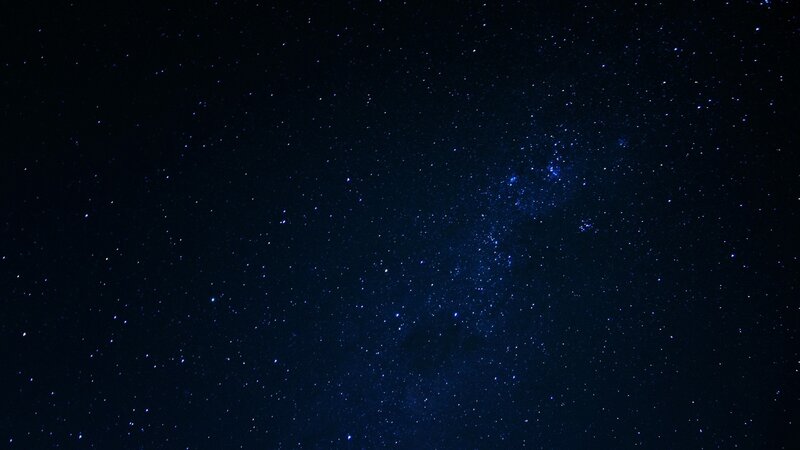 Milky Way galaxy at night